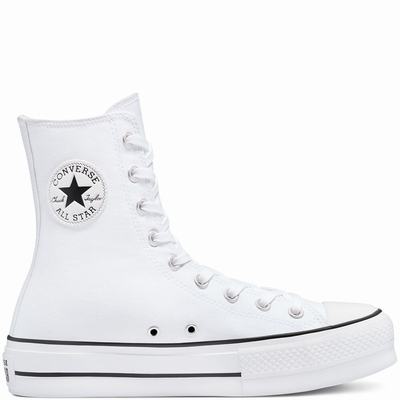 Női Converse Extra High Platform Chuck Taylor All Star Magasszárú Cipő CO6530478 Fehér